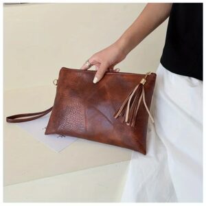 Chic Retro Tassel Clutch Handbag