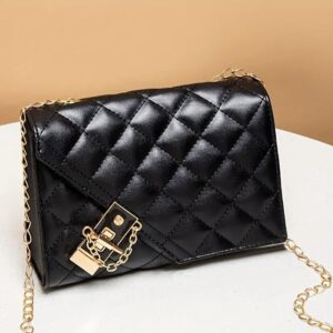 Black Chic Quilted Shoulder Bag