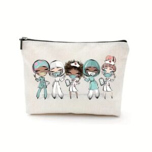 Nurse-Themed Makeup Pouch - Dancing Nurses